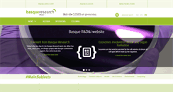 Desktop Screenshot of basqueresearch.com